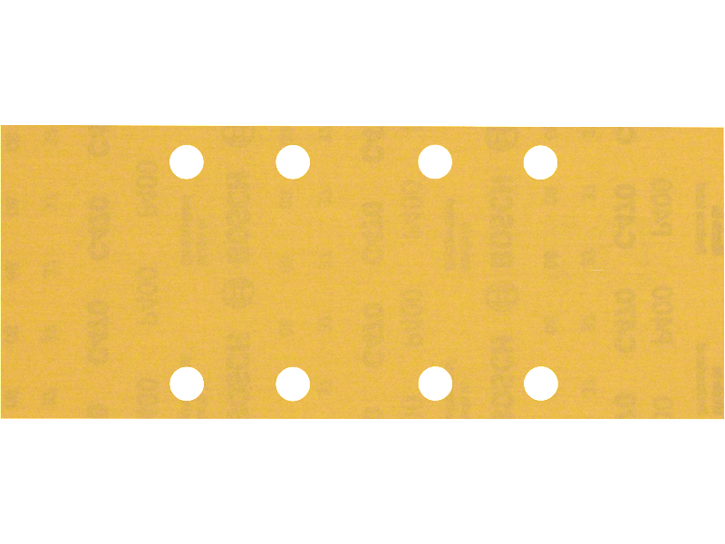 Brusni papir EXPERT Bosch z 8 luknjami za vibracijske brusilnike, Dimenzije: 93x230mm, Zrnatost: 400, 2608900839